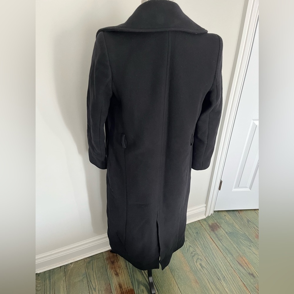Massimo Dutti Black Lined Coat - Picture 4 of 6